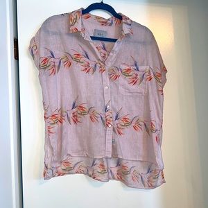 Rails pink Hawaiian shirt